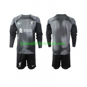 Fußballtrikots Liverpool Torwart Kinder 2022-2023 Langarm Auswärts-trikot kaufen